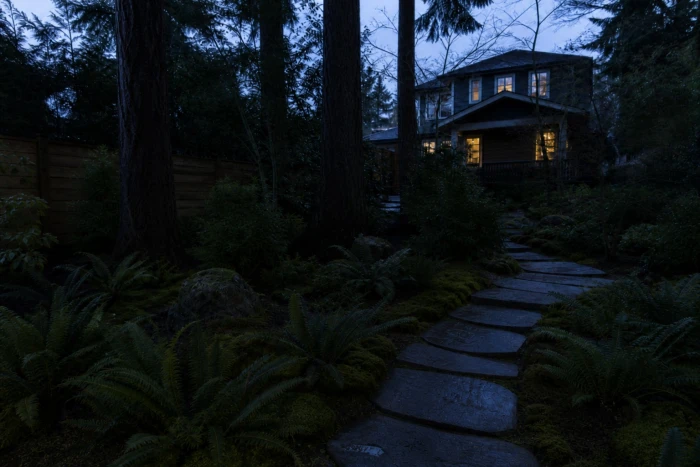 Custom Outdoor Lighting — before