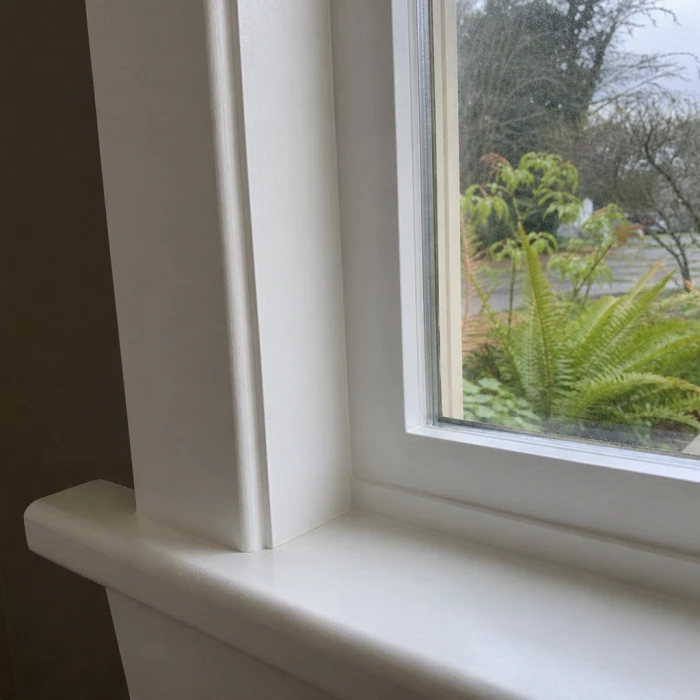 Trim, Windows & Drafty Gaps — after